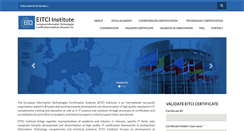 Desktop Screenshot of eitci.org